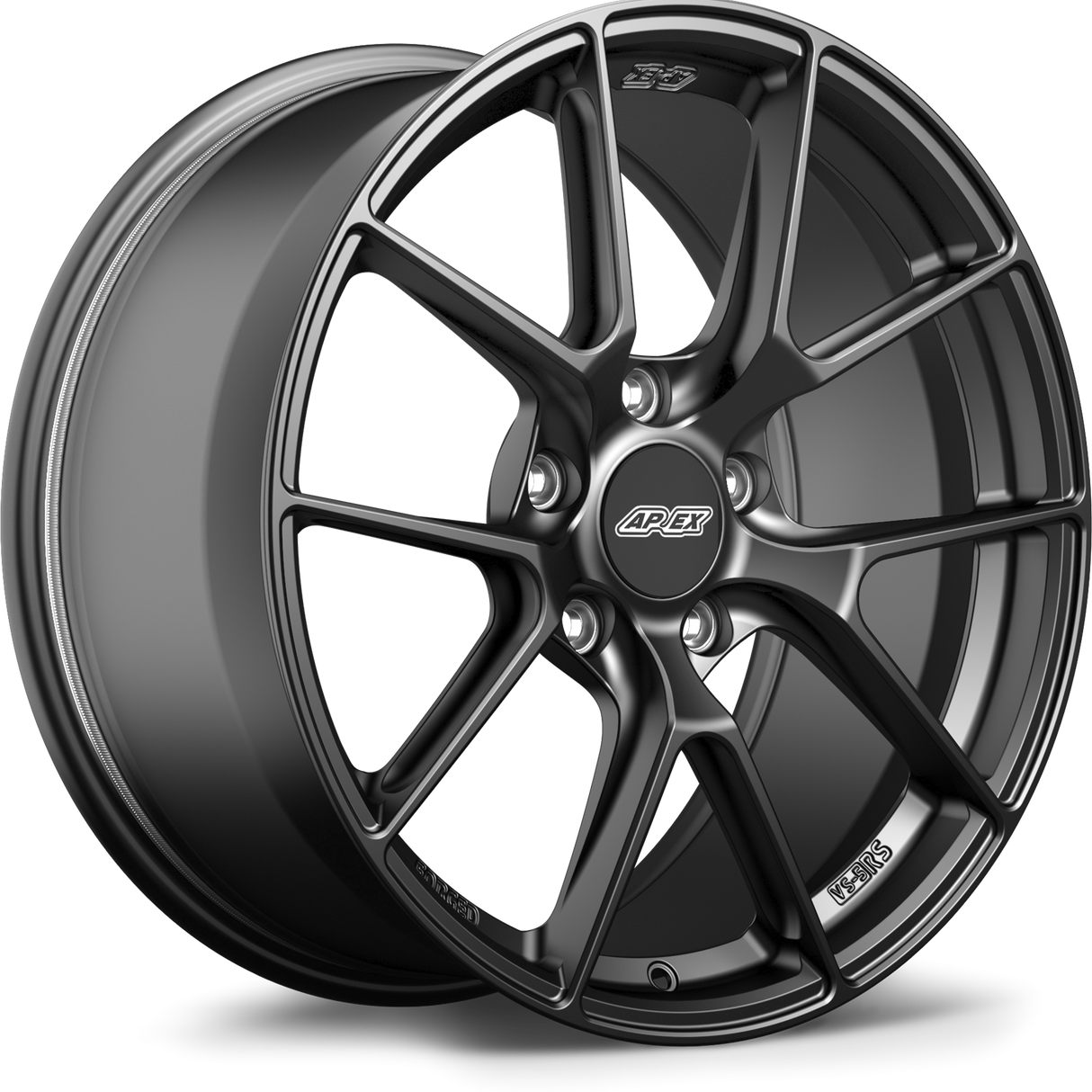 Apex 19" VS-5RS Forged 5x130 Wheel (Satin Black) - Porsche