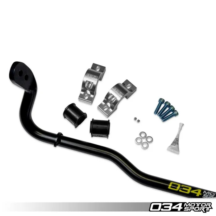 034Motorsport RS+ Adjustable Solid Rear Sway Bar Kit - VW/Audi MQB 1.8T/2.0T (AWD)