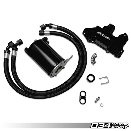 034Motorsport Stage 2 Billet Catch Can Kit (MQB 2.0 TSI) - Equilibrium Tuning, Inc.