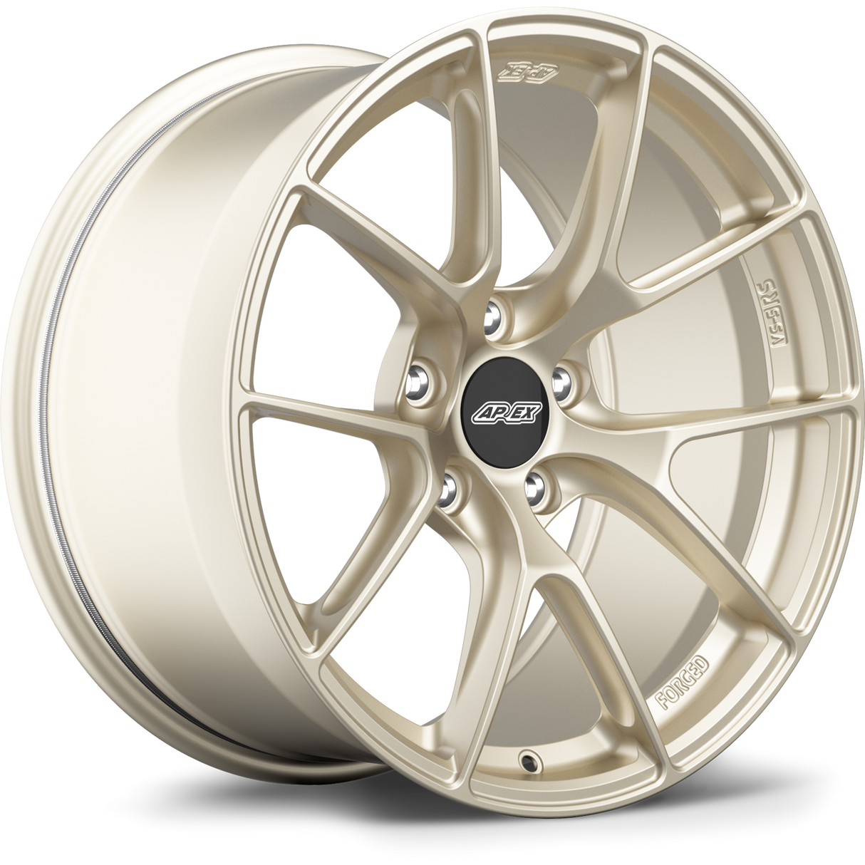 Apex 18" VS-5RS Forged 5x130 Wheel (Motorsport Gold) - Porsche 911 (993/996) 718/Boxster/Cayman (986/987/982)