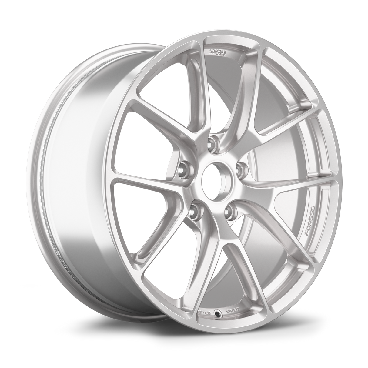 Apex 19" VS-5RE Forged 5x130mm Wheel (Race Silver) - Porsche