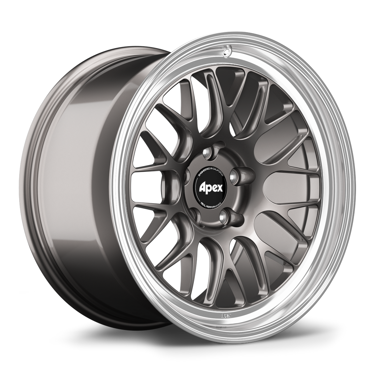 Apex 18" ML-10RT Forged 5x130mm Wheel (Anthracite - Machined Lip) - Porsche