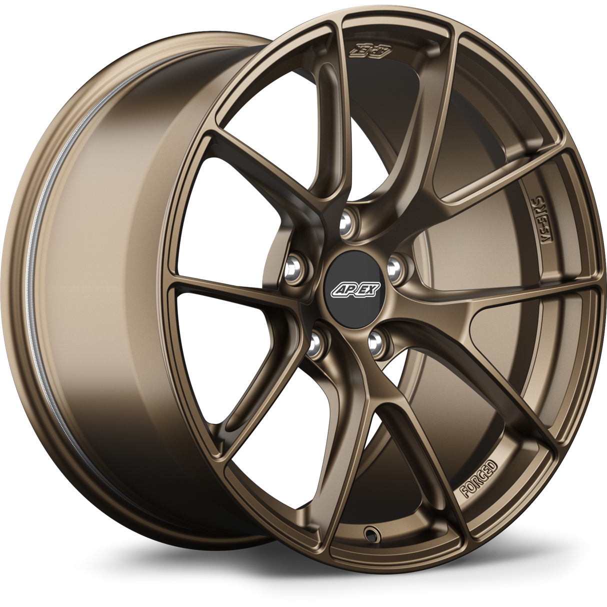 Apex 18" VS-5RS Forged 5x130mm Wheel (Satin Bronze) - Porsche
