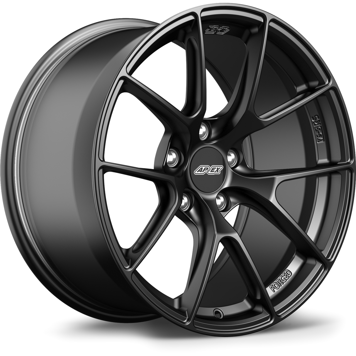 Apex 18" VS-5RS Forged 5x130 Wheel (Satin Black) - Porsche 911 (993/996) 718/Boxster/Cayman (986/987/982)
