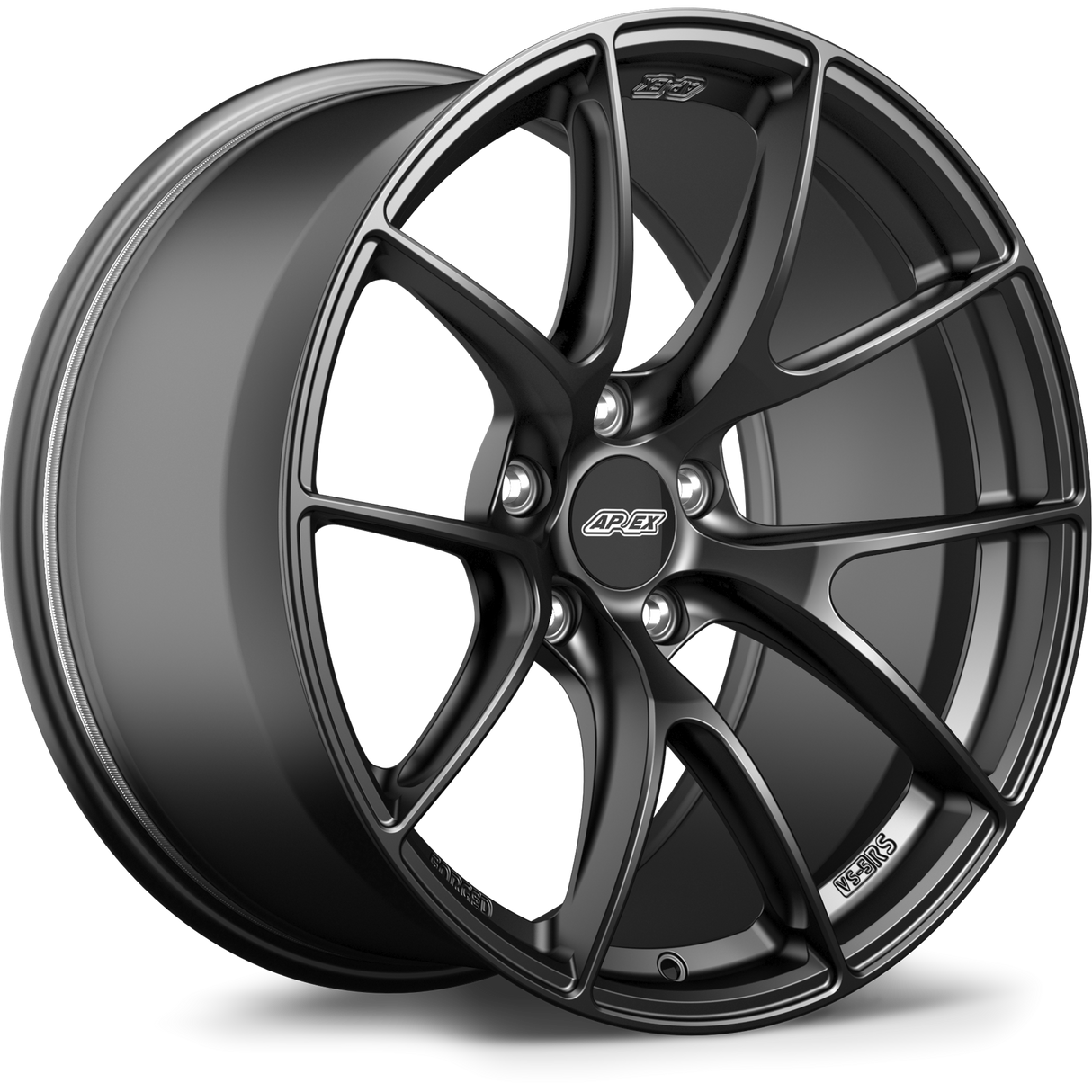 Apex 19" VS-5RS Forged 5x130 Wheel (Satin Black) - Porsche 911 (991.1/991.2) 718/Boxster/Cayman (987/982)