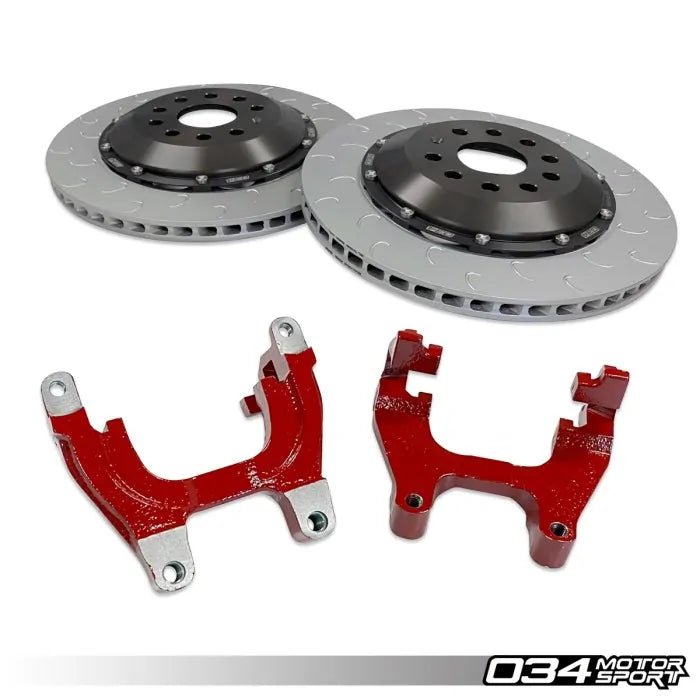 Qbp Rotor 034Motorsport 2-Piece Floating Rear Brake Rotor (350mm) - VW/Audi MQB ...