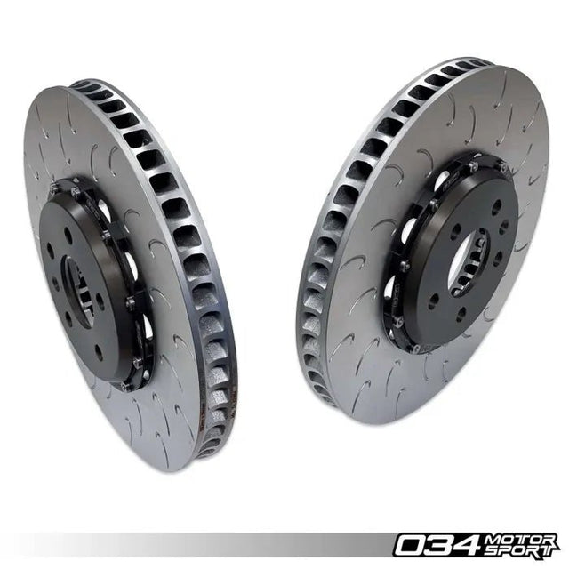 2-Piece Floating Front Brake Rotor Upgrade Kit - Audi B9+ S4/S5/SQ5 - Equilibrium Tuning, Inc.