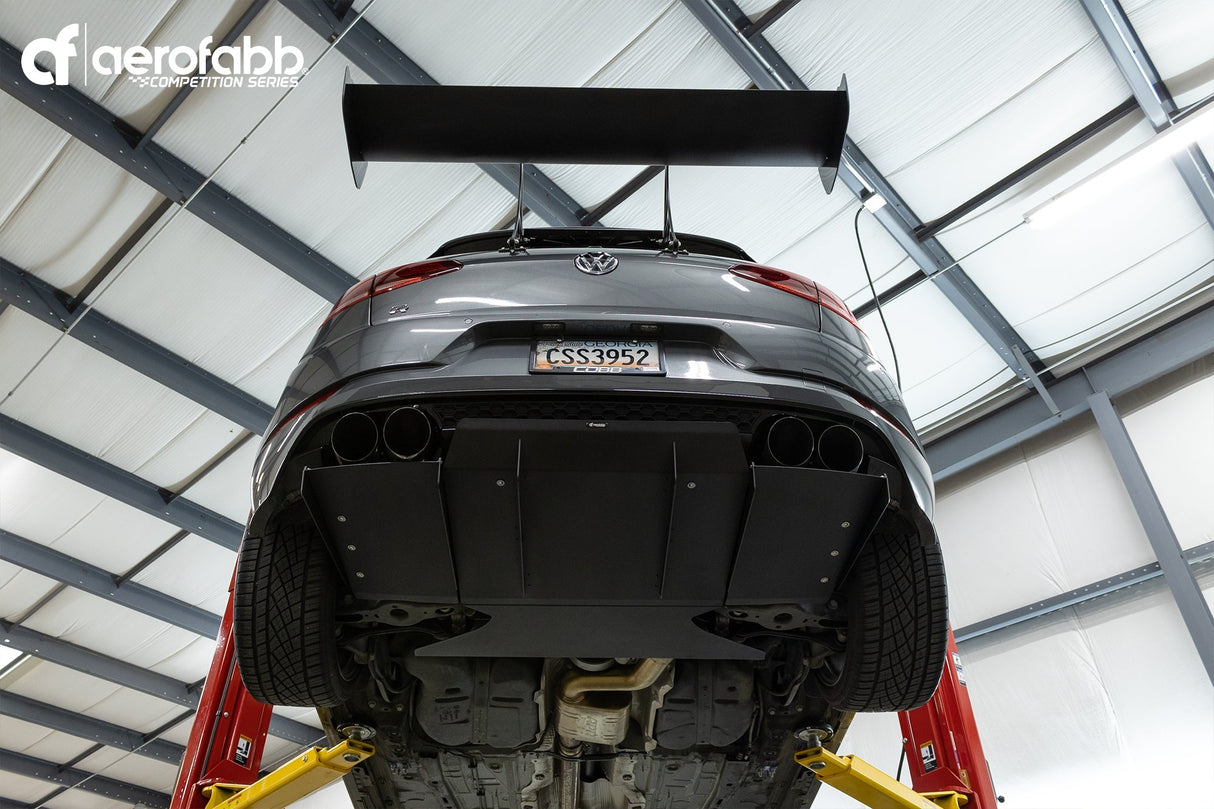 aerofabb Comp Series - Rear Diffuser (Mk7+ GOLF R) - Equilibrium Tuning, Inc.