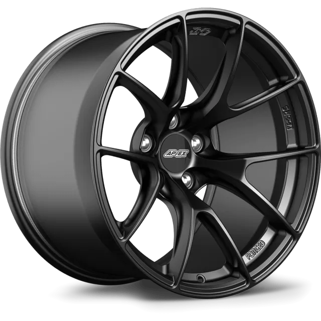 APEX 18" VS-5RS Forged Porsche 5x130 Wheel - Satin Black - Equilibrium Tuning, Inc.