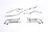 Milltek Cat-Back Exhaust System - 958 Cayenne Turbo 4.8T (Pre-Facelift) - Equilibrium Tuning, Inc.