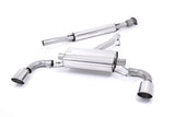 Milltek Secondary Cat-Back Exhaust System - 2.0 BRZ/FR-S/GT86 / 2.4 GR86 - Equilibrium Tuning, Inc.