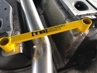 TB Performance Rear Mid Chassis Brace - VW MQB GLI (Mk7+) - Equilibrium Tuning, Inc.